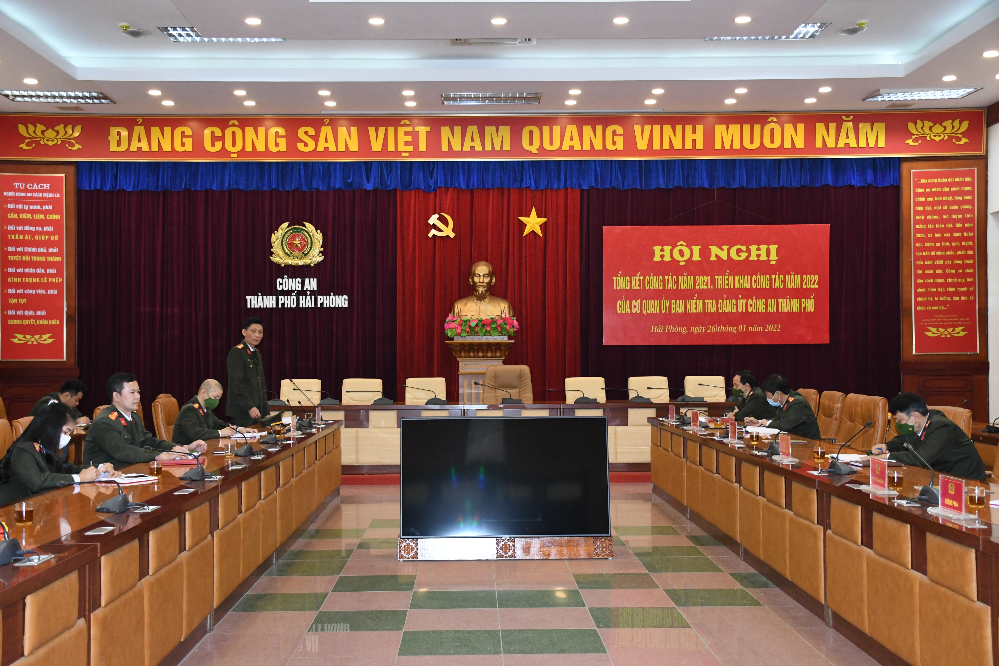 Cơ quan Ủy ban kiểm tra Đảng ủy CATP triển khai nhiệm vụ công tác năm 2022